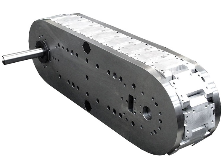 The parallel axis conveyor is a cam mechanism produced by Colombo Filippetti. Contact us for more information, or use our configurator to customize it